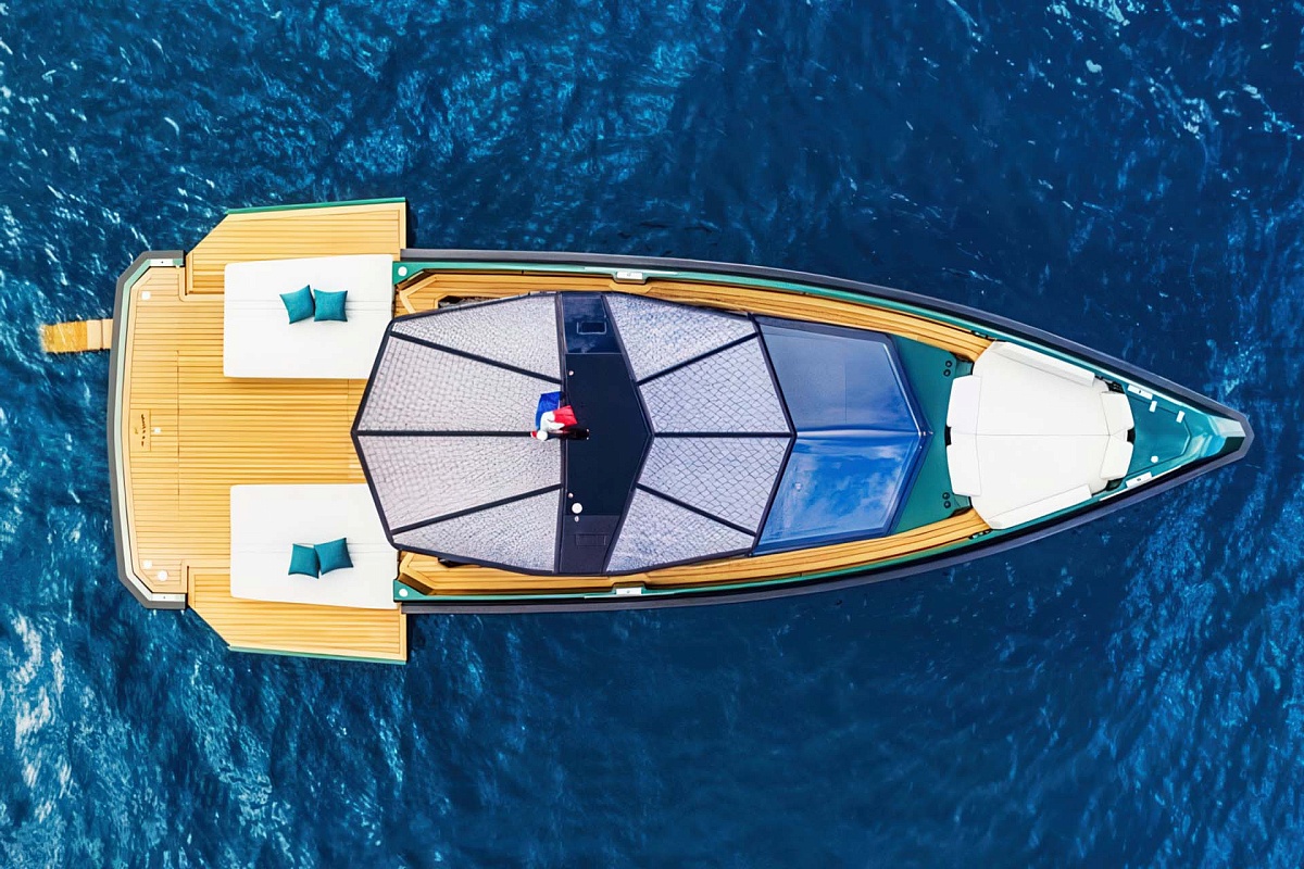 Аренда luxury tender Wally 43 Azure на Миконосе